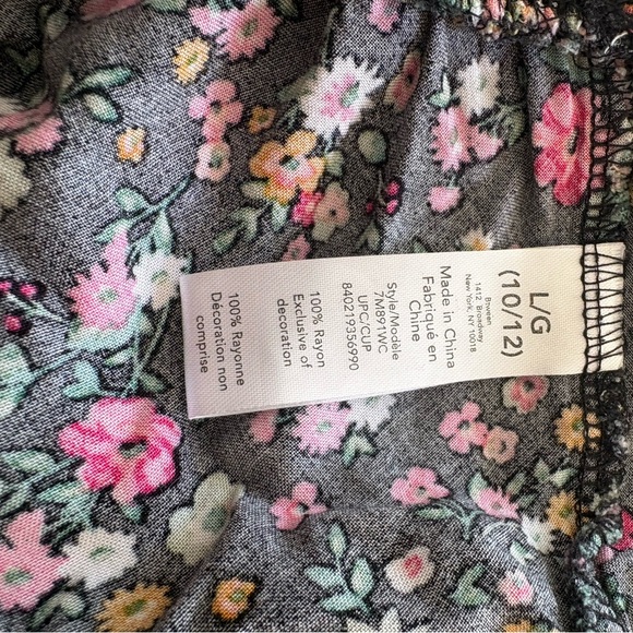 btween Black Floral Mini Skirt - Picture 5 of 5